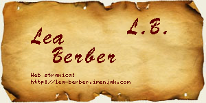 Lea Berber vizit kartica